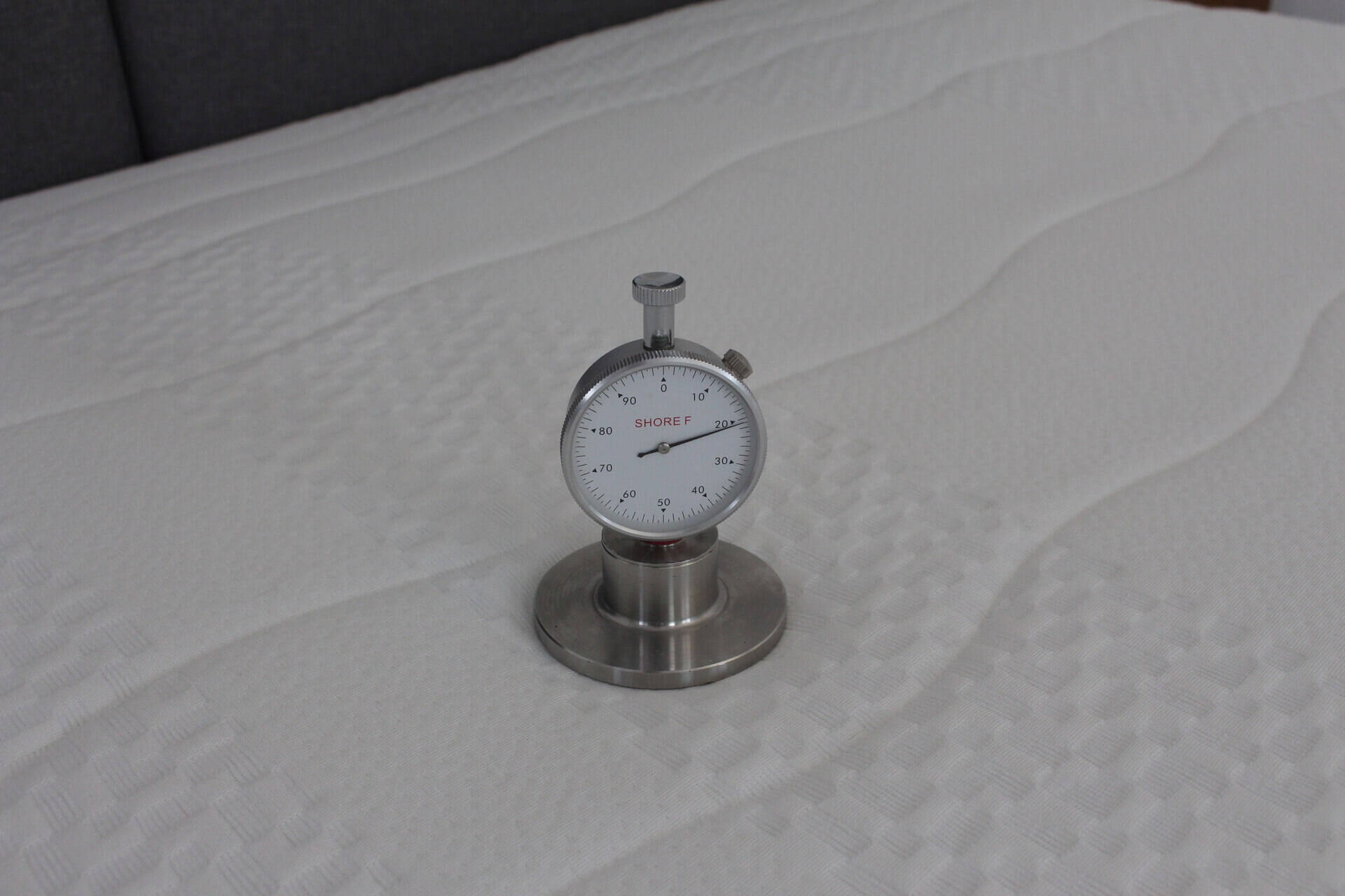 durometer auf der Ravensberger Federkernmatratze